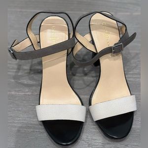 Size 7 Cole Haan heeled sandals/Nike Air
